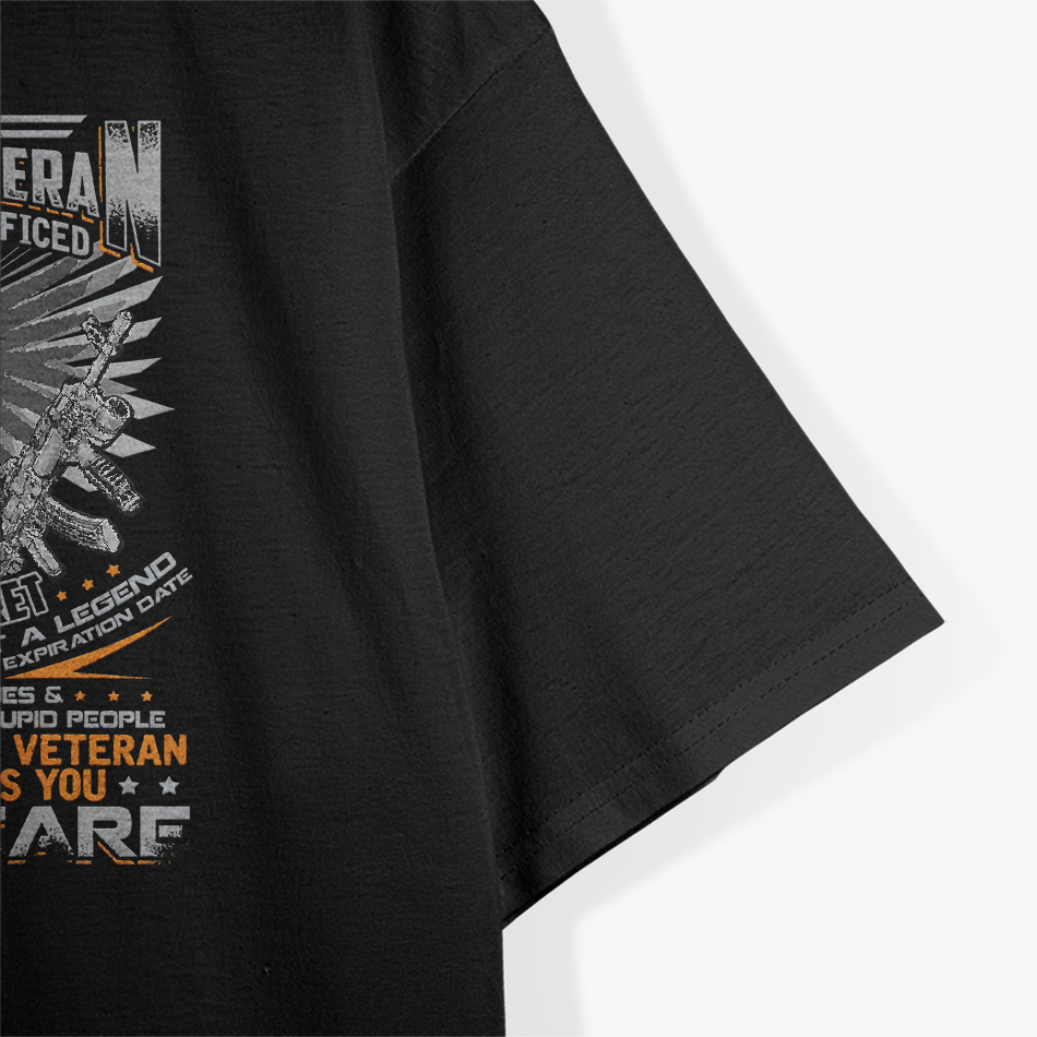 I Am a Grumpy Old Veteran Proud Military Service Patriotic T-Shirt
