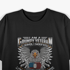 I Am a Grumpy Old Veteran Proud Military Service Patriotic T-Shirt