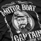 Motor Boat Captain Funny Boating Motorboating Lake Life T-Shirt