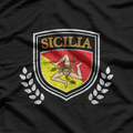 Sicilia Italia Flag: Proud Sicilian Heritage T-Shirt