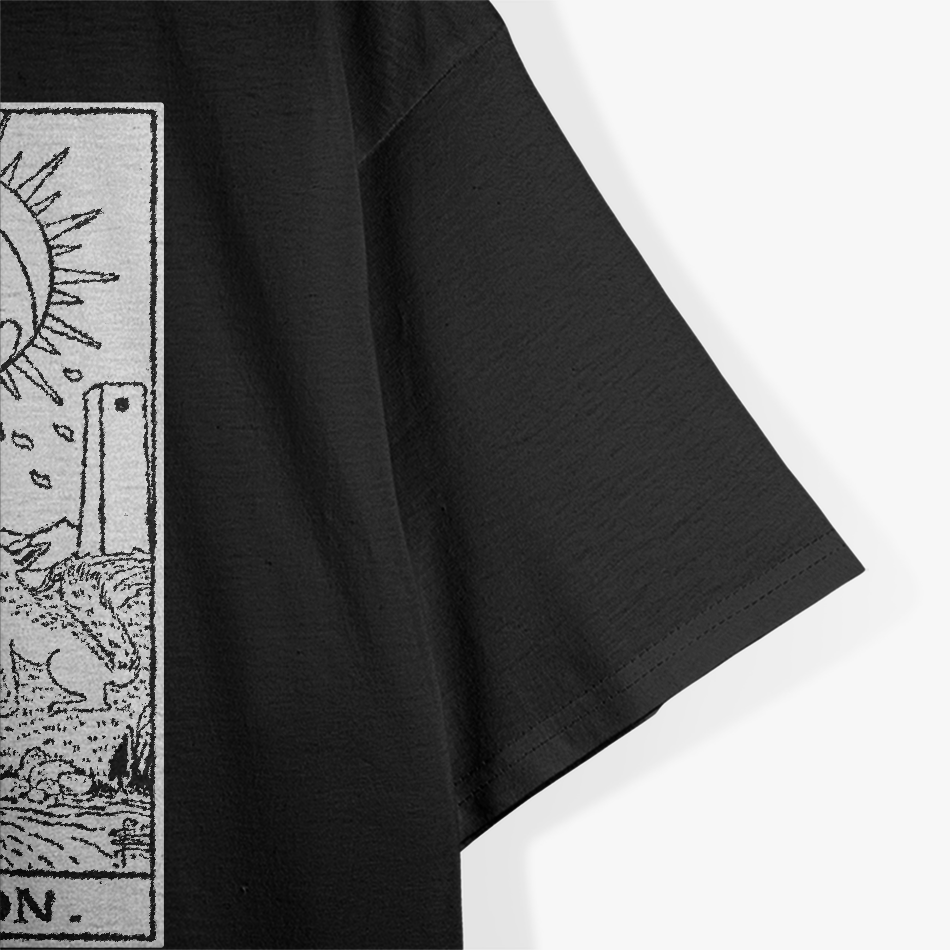 The Moon Tarot Card Major Arcana Fortune Telling Occult T-Shirt
