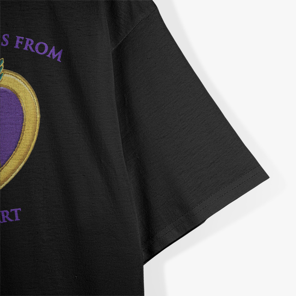 From the Heart – Purple Heart Military Veteran Honor T-Shirt