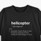 Helicopter Definition T-Shirt