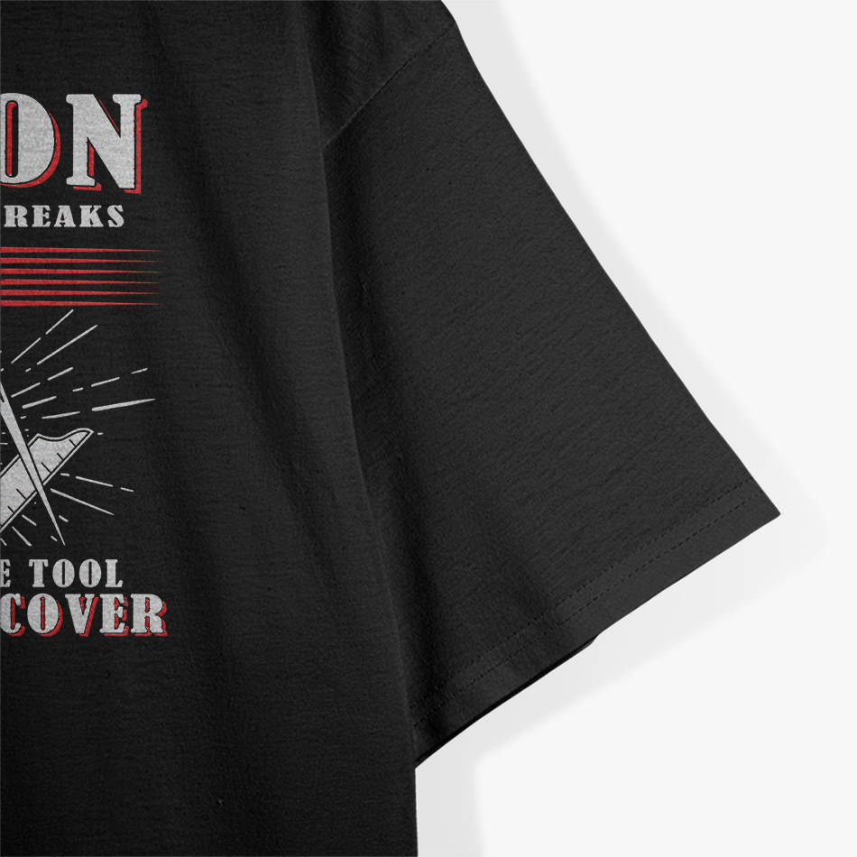 Mason No Breaks Funny Craftsman Workshop T-Shirt