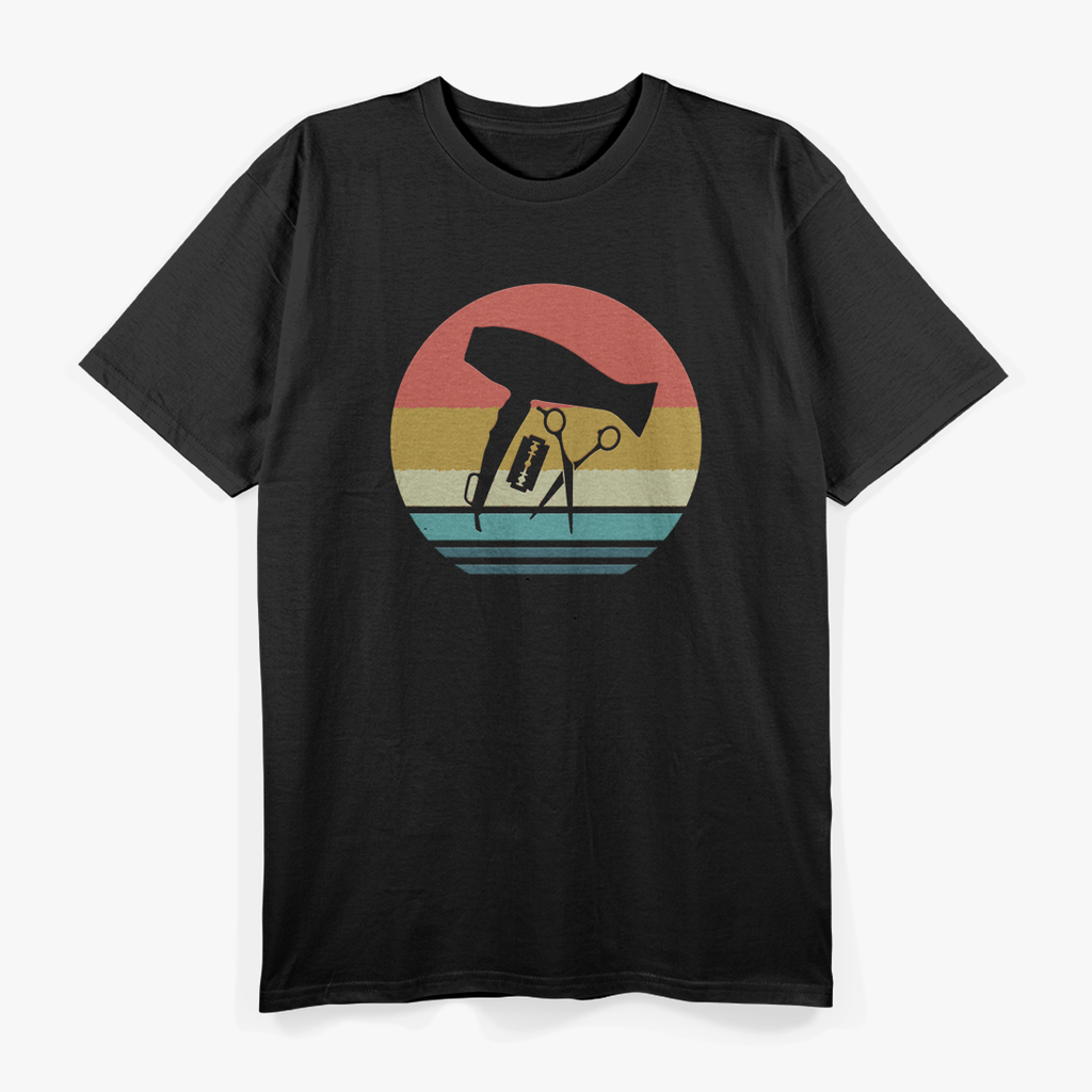 Hairdresser Vintage Retro Barber Hairstylist Salon T-Shirt
