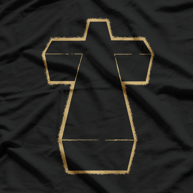Justice Cross Gothic Faith Strength Symbolic T-Shirt