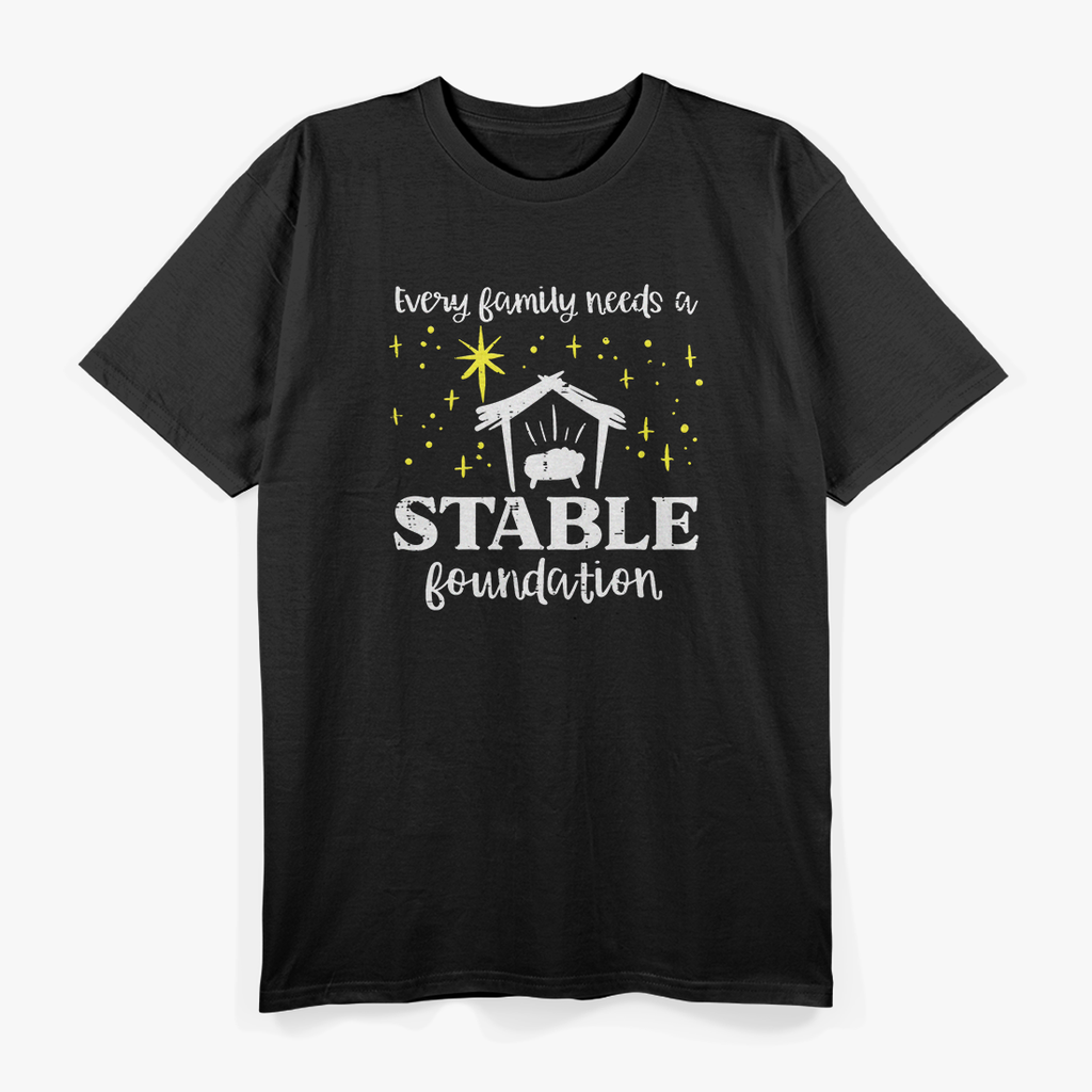 Christian Jesus Christmas Holiday Faithful Xmas Celebration T-Shirt