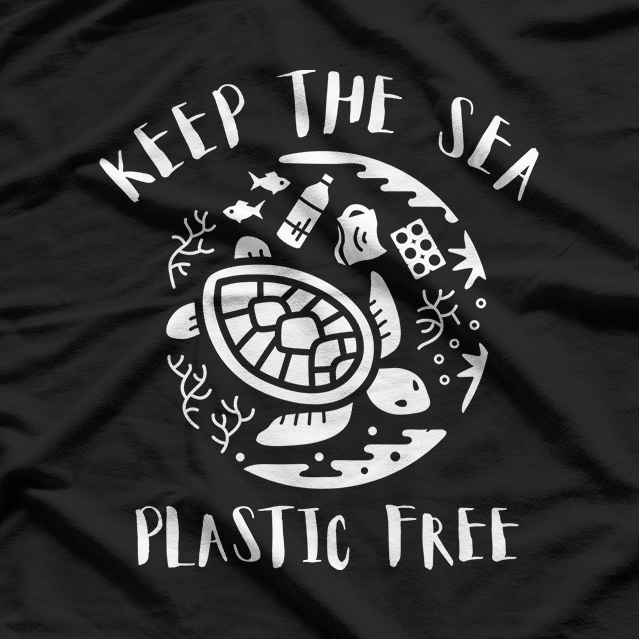 Keep the Sea Plastic Free Environmental Awareness T-Shirt