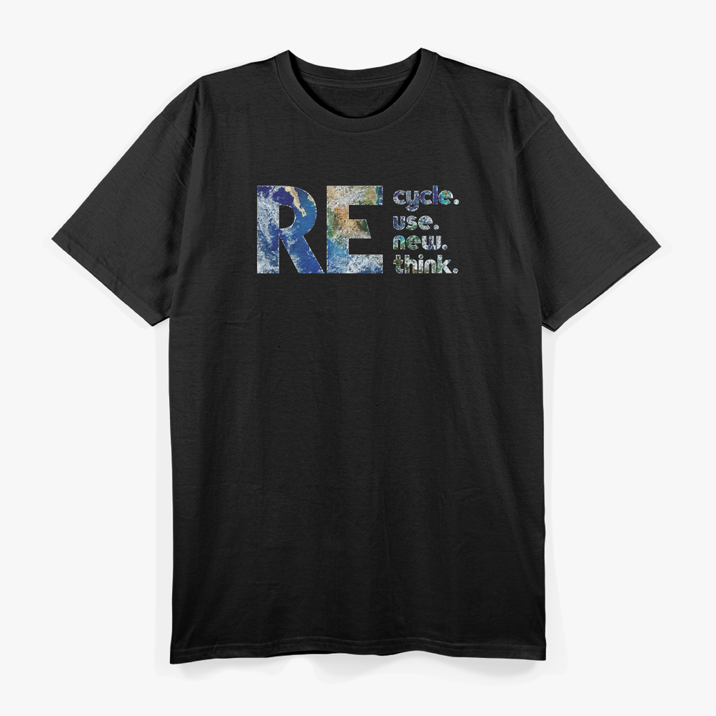Recycle, Reuse, Renew, Rethink: Go Green T-Shirt