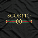 Scorpio Zodiac Sign October November Birthday Art T-Shirt