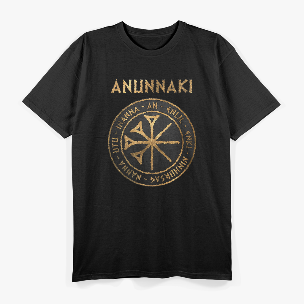 Anunnaki Ancient Gods of Mesopotamia – Mythological Symbol Design T-Shirt