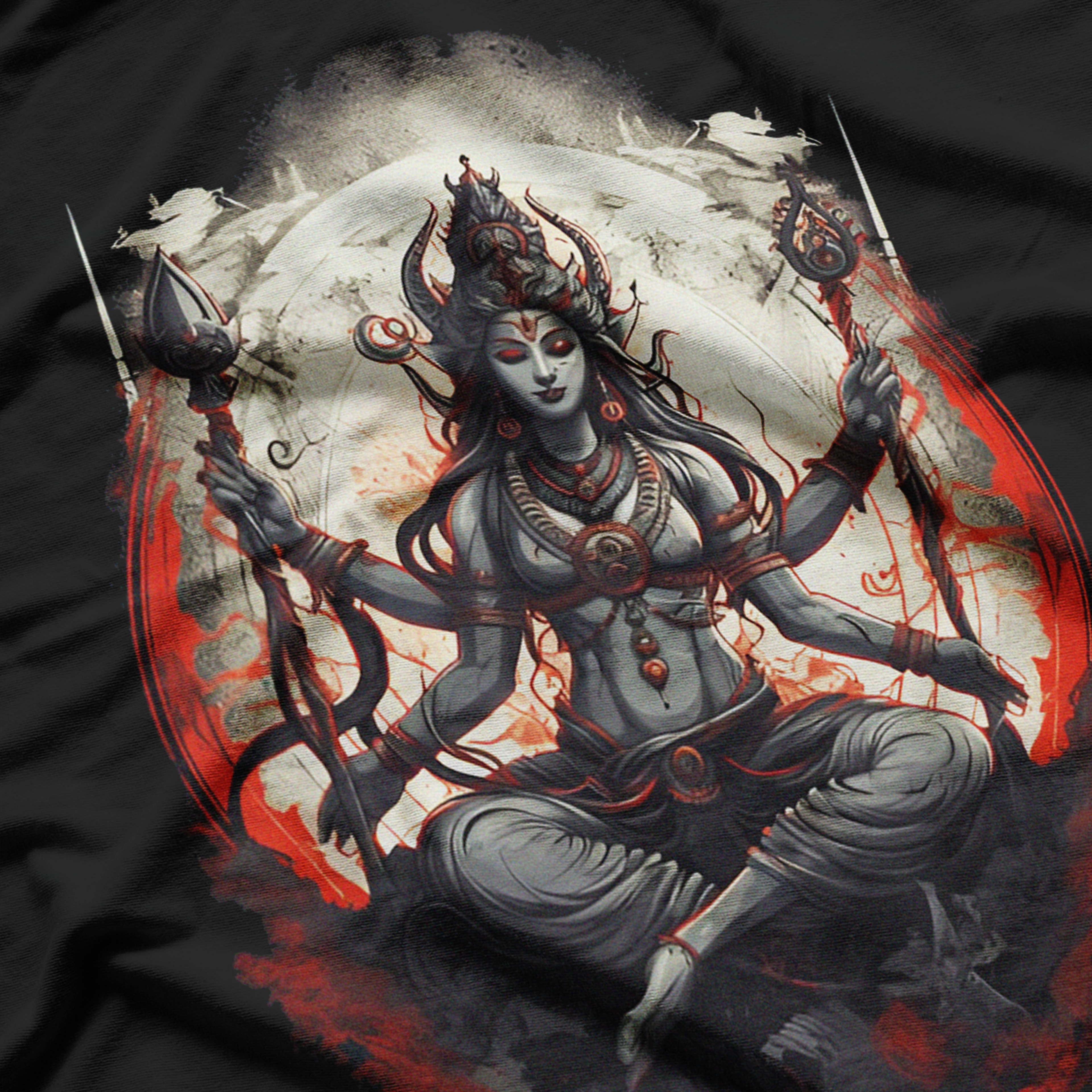 Kali Goddess of Death Fierce Goddess T-Shirt