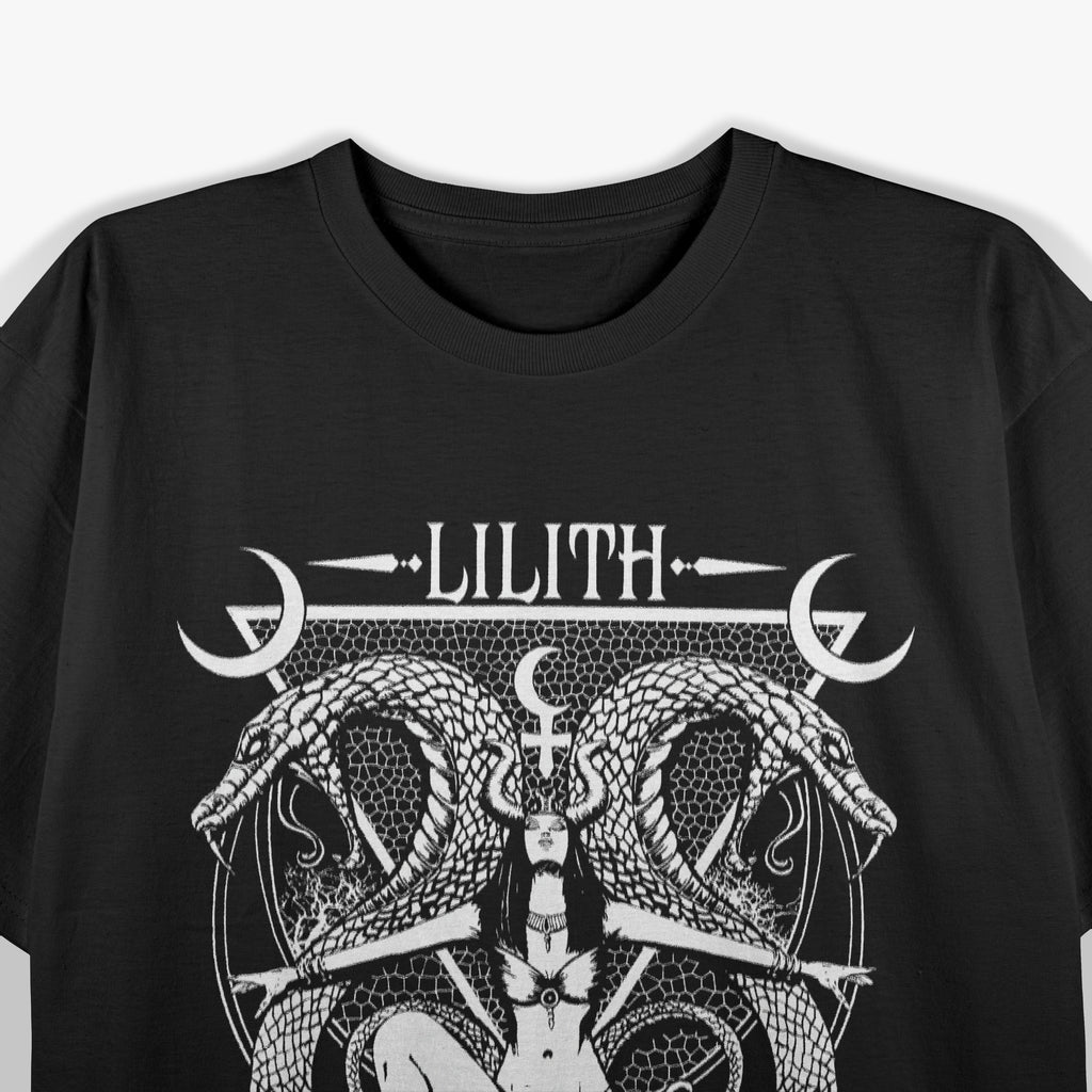Lilith Goddess Mystical Lilith Serpent T-Shirt