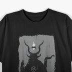 Lucifer Light Bearer Satanic Occult Baphomet Goat Atheist T-Shirt