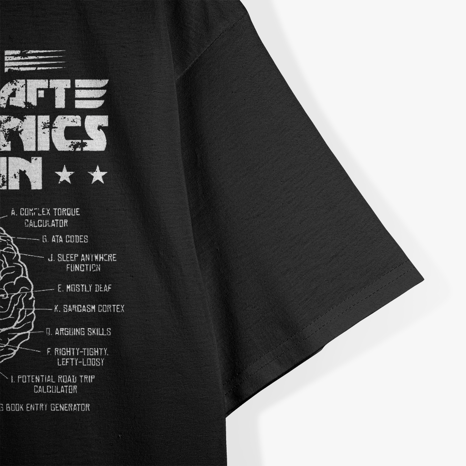 Mechanics Brain Aviation T-Shirt