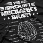 Mechanics Brain Aviation T-Shirt