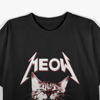 Graphic Funny Cat Animal Rock Cat T-Shirt