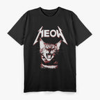 Graphic Funny Cat Animal Rock Cat T-Shirt