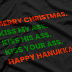 Sassy Christmas Kiss My Holiday Cheer T-Shirt