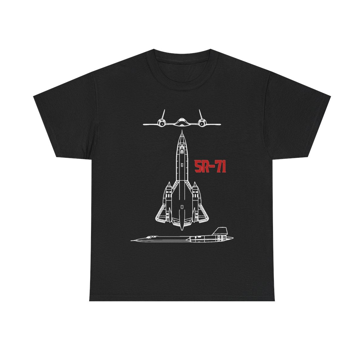 Military Aircraft SR-71 Blackbird USAF Pilot T-Shirt