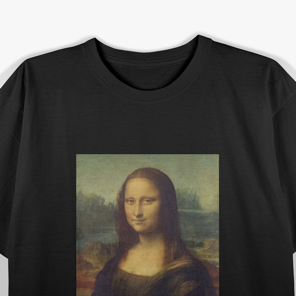Funny Mona Lisa Moo-Deng Mona Lisa Loves Moo Deng Hippo T-Shirt