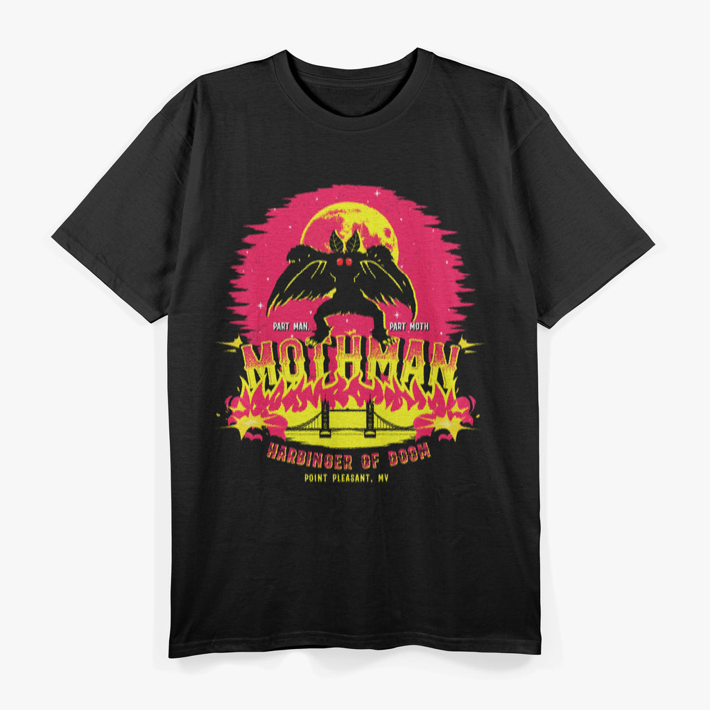Mothman: Harbinger of Doom – The Mysterious Cryptid of Fear T-Shirt
