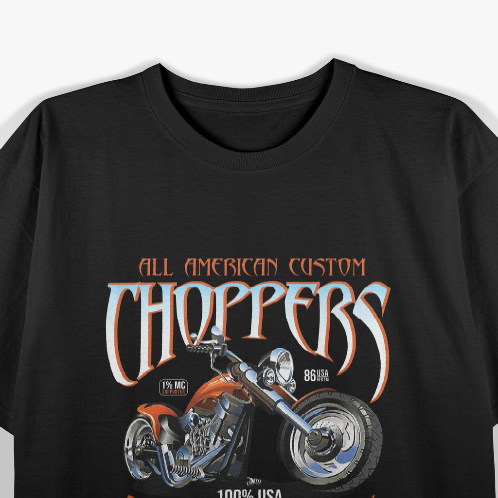 Motorcycle All American Custom Choppers MC T-Shirt