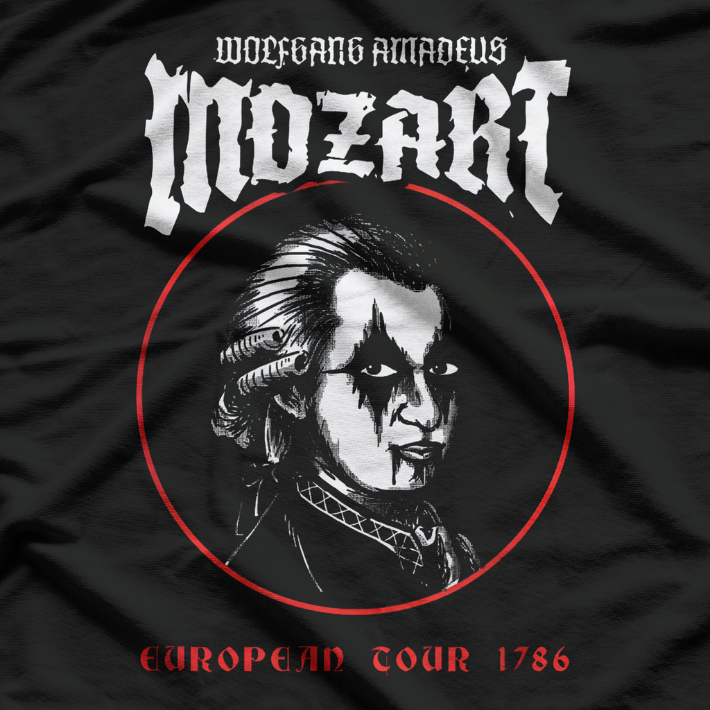 Mozart Metal - Funny Wolfgang Amadeus Mozart T-Shirt
