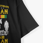 Never Underestimate an OLD MAN Vietnam Veteran T-Shirt