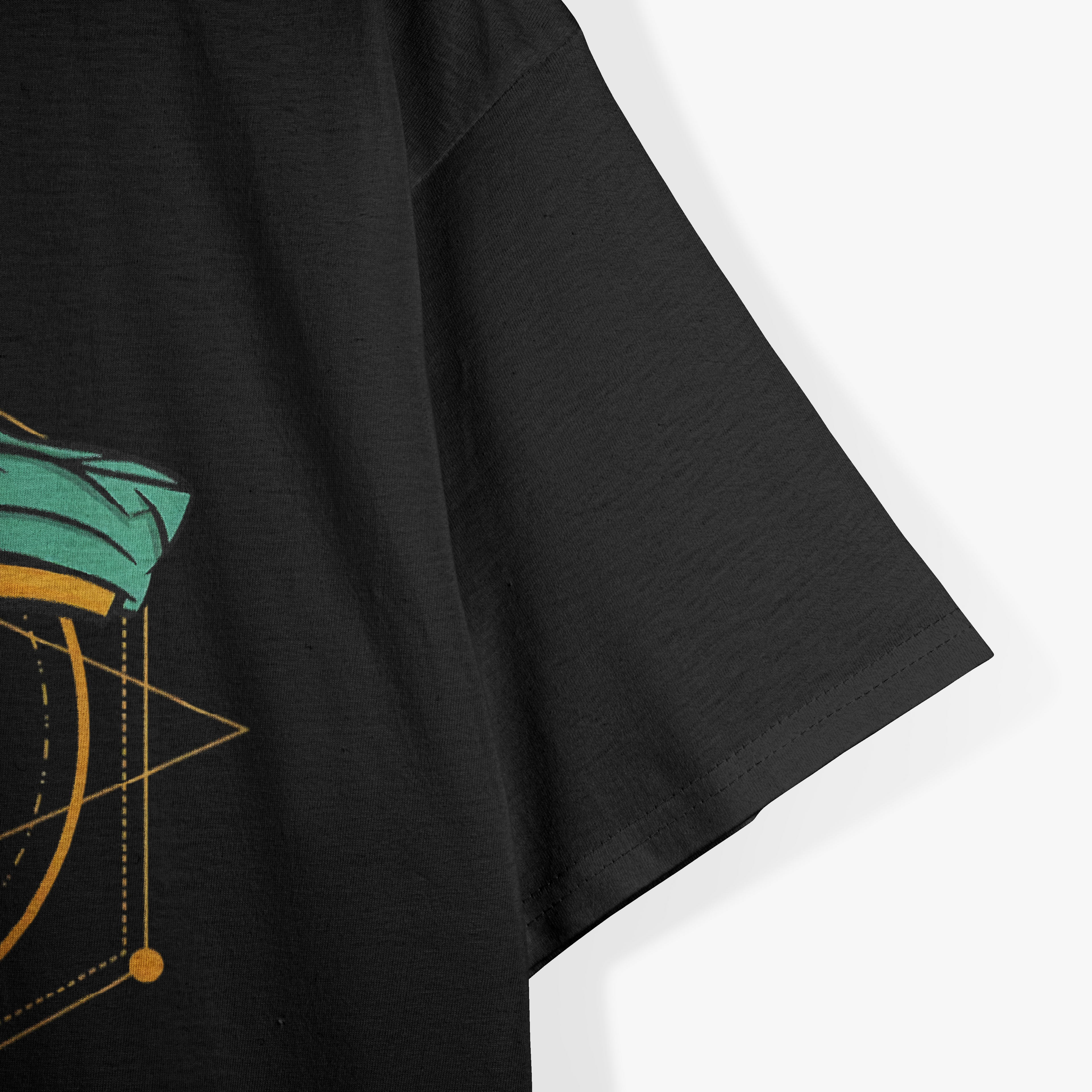 Anubis Egyptian God Detailed Illustration of the Divine Guardian T-Shirt