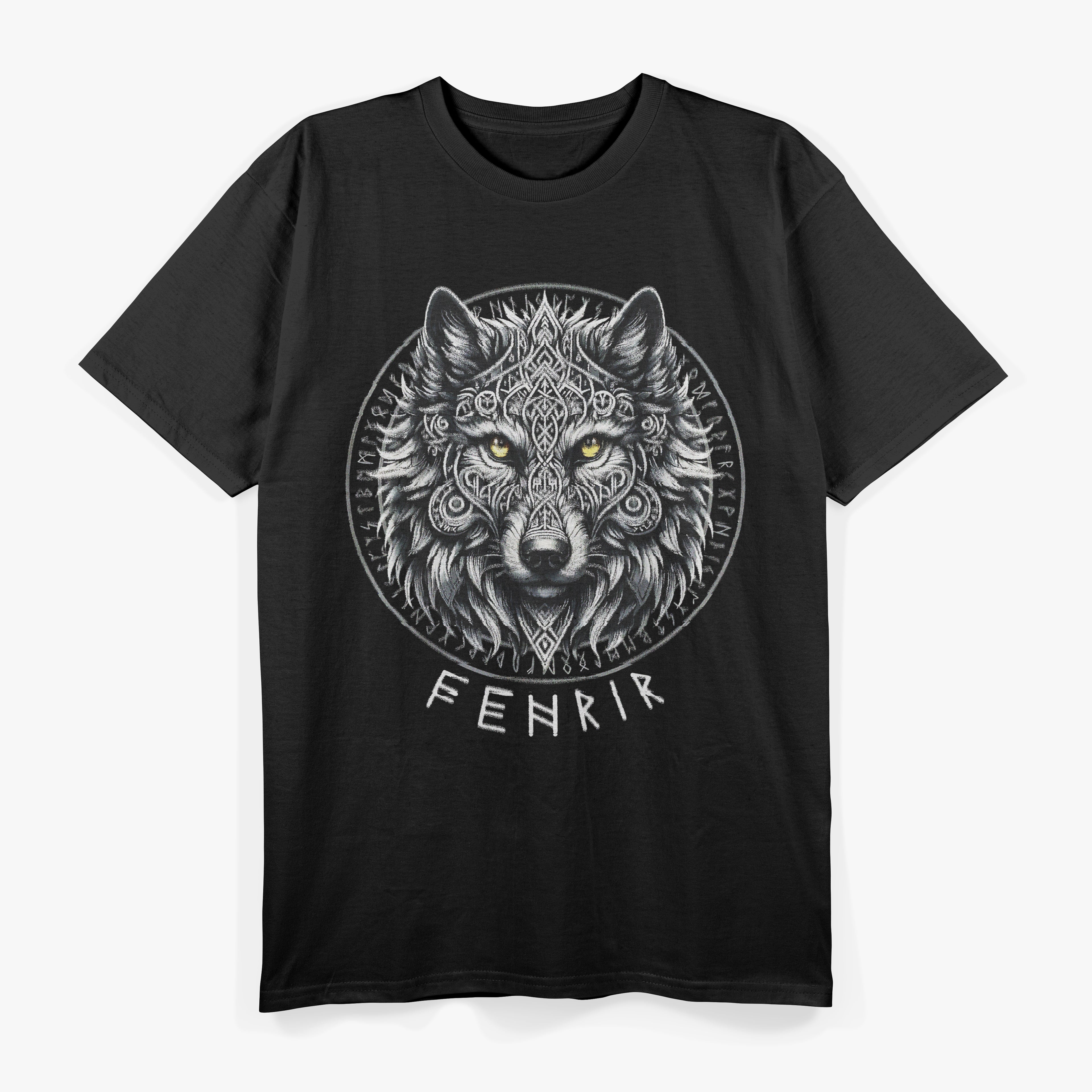 Norse Mythology's Pagan Fenrir's Fury T-Shirt