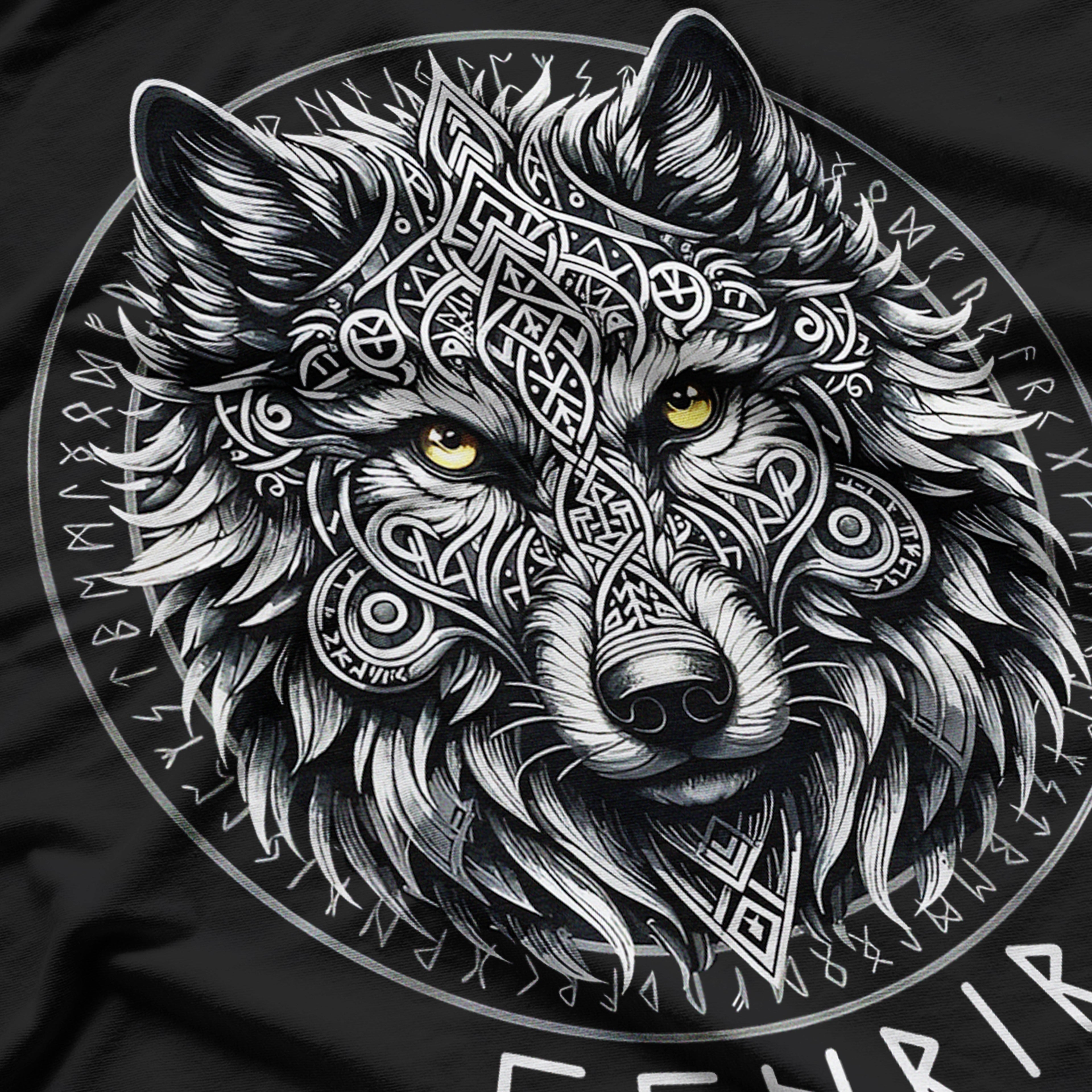 Norse Mythology's Pagan Fenrir's Fury T-Shirt
