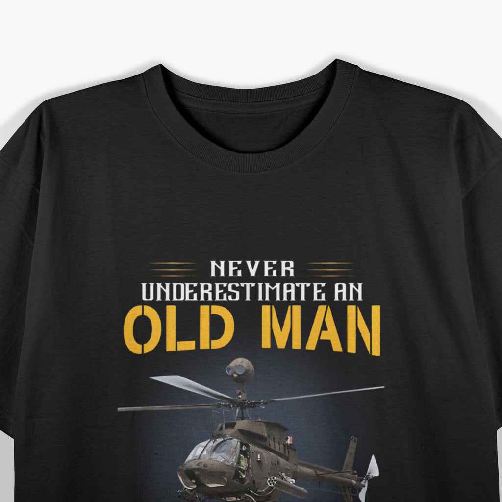 Old man Who Flew in OH-58 T-Shirt
