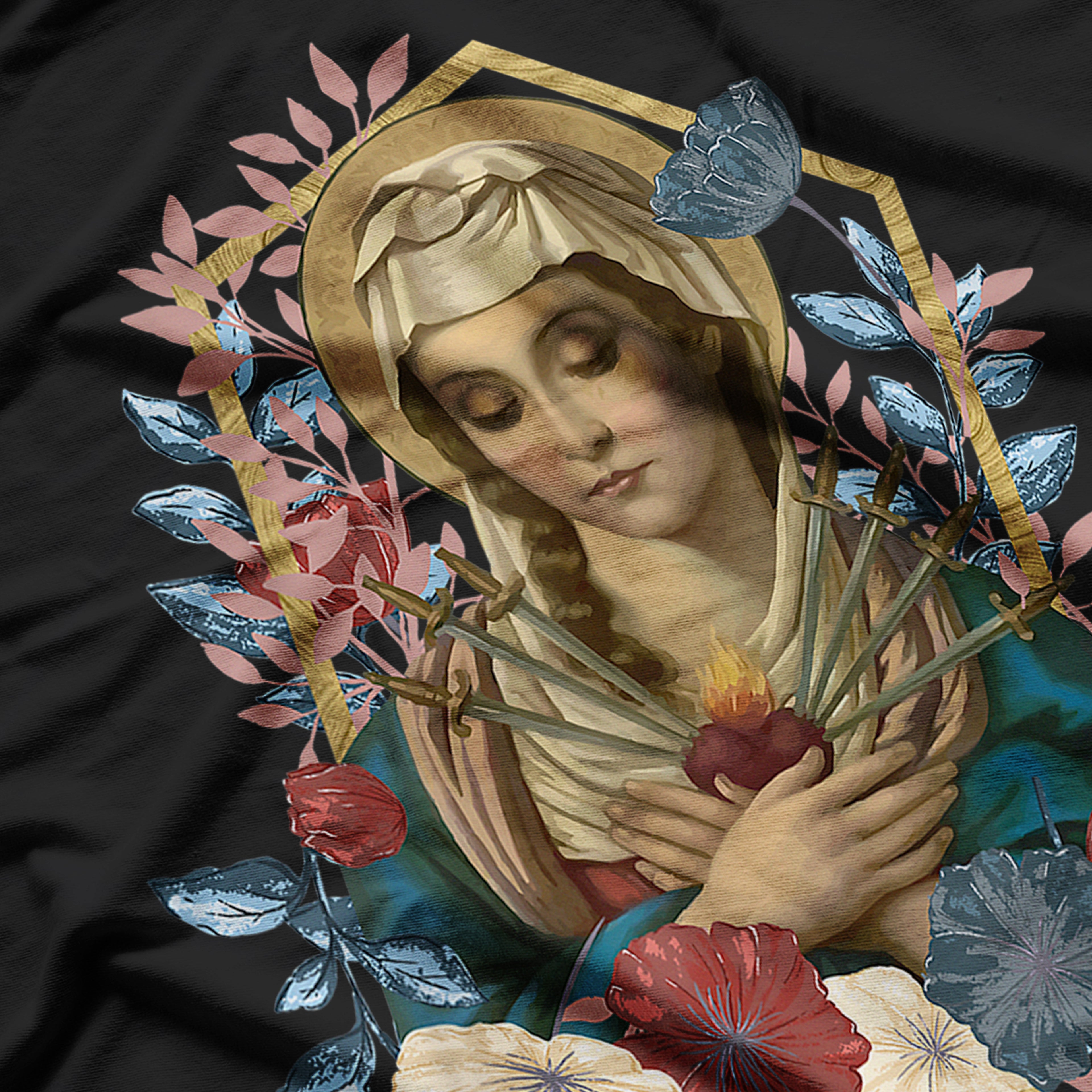 Our Lady of Sorrows: Seven Dolours Devotional T-Shirt
