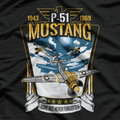 P-51 Mustang Fighter Airplane T-Shirt