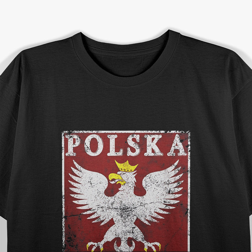 Polska Eagle – Classic Polish Crest Heritage Graphic T-Shirt