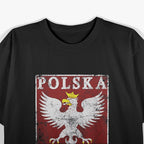 Polska Eagle – Classic Polish Crest Heritage Graphic T-Shirt