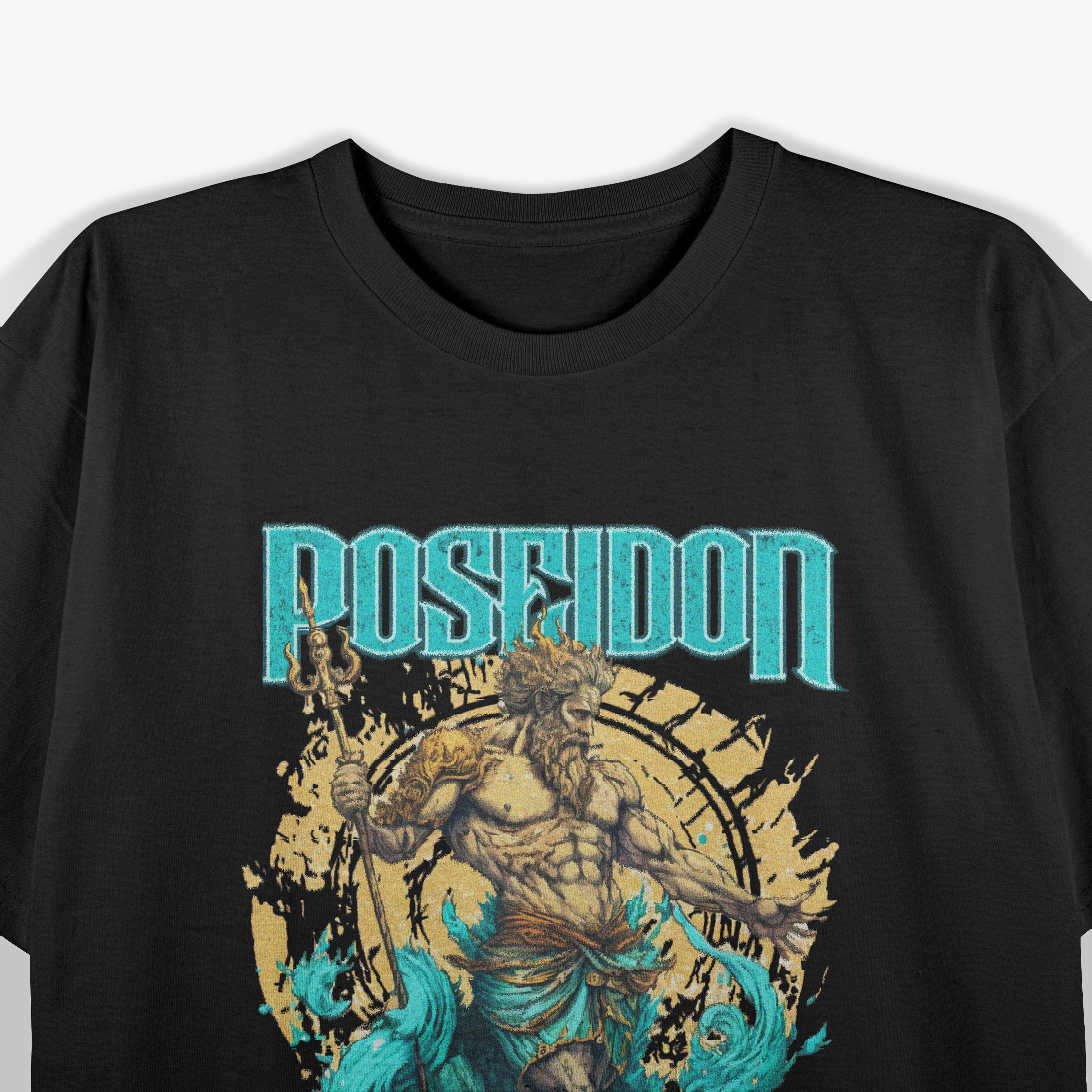 Poseidon God Of Sea Ancient Greek Mythology Greece T-Shirt