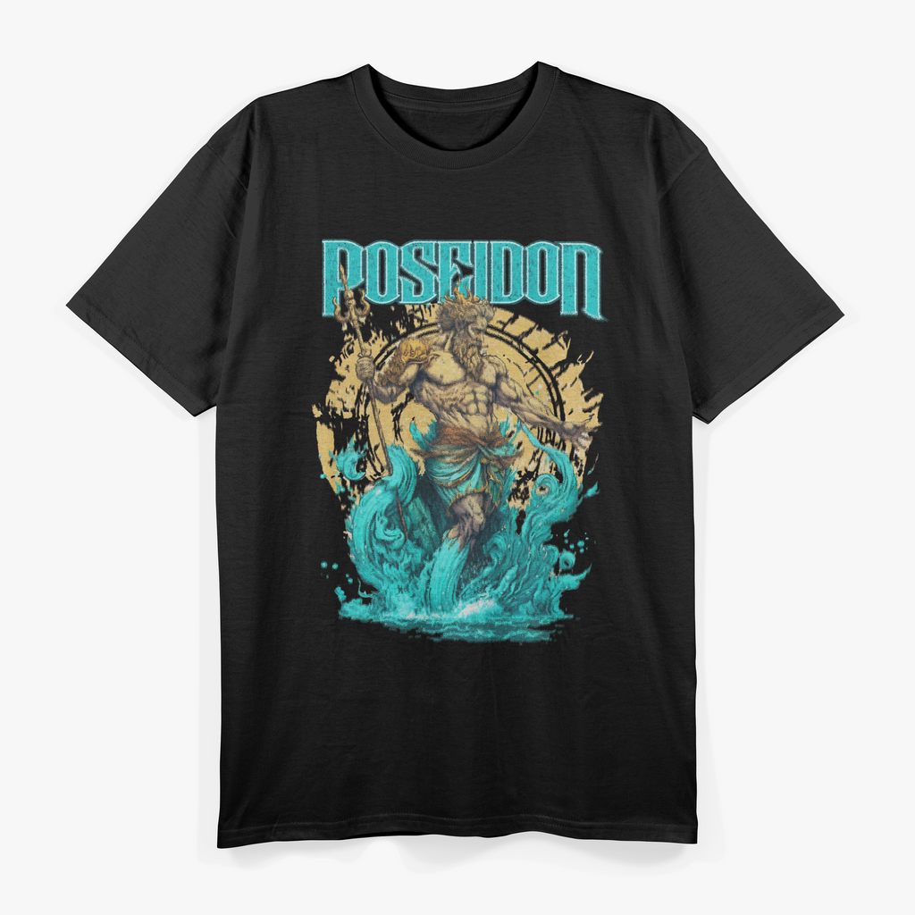 Poseidon God Of Sea Ancient Greek Mythology Greece T-Shirt