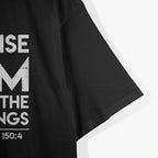Praise Him, Christian Worship, Bass Guitar Player T-Shirt