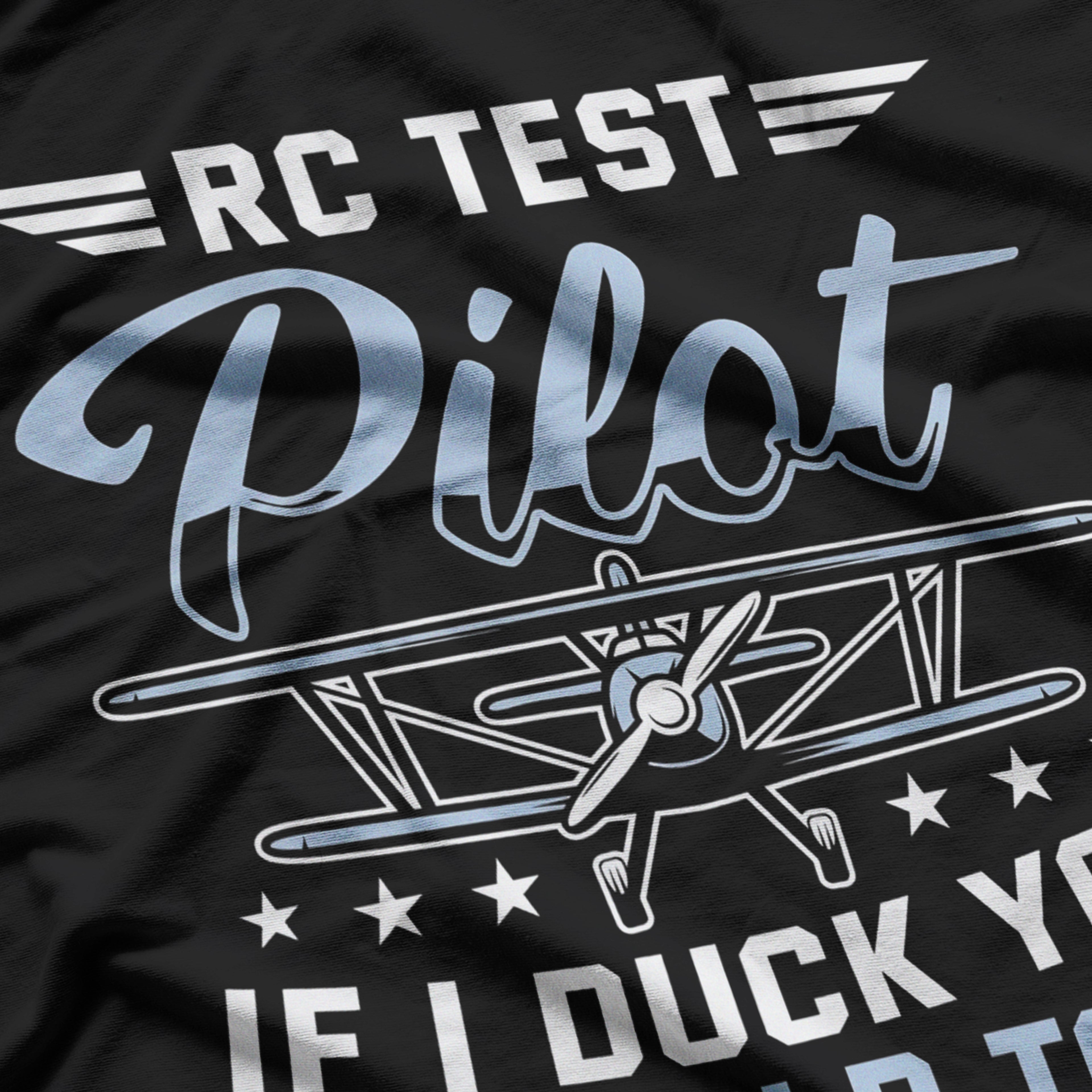 RC Test Pilot Model Airplane Pilot Model Flight RC Airplane T-Shirt