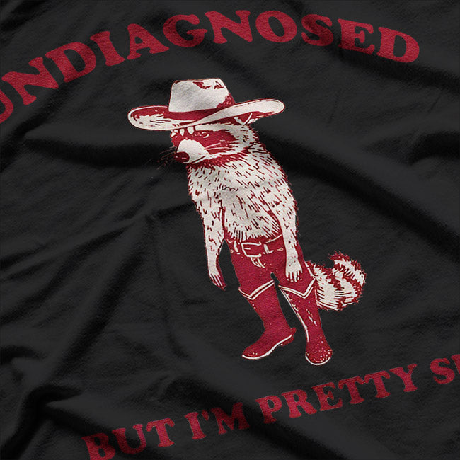 Undiagnosed But Pretty Sure – Funny Retro Vintage T-Shirt