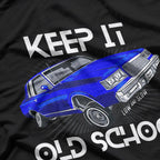 Keep It Old School – Lowrider Retro Car Graphic T-Shirt