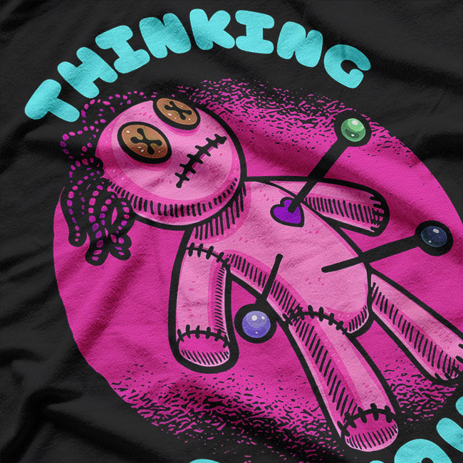 Thinking of You – Voodoo Doll Pastel Goth Funny T-Shirt