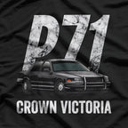 Classic Police Cruiser P71 – Car Lover Graphic T-Shirt