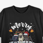Merry Pugmas – Funny Santa Dog Christmas Holiday T-Shirt