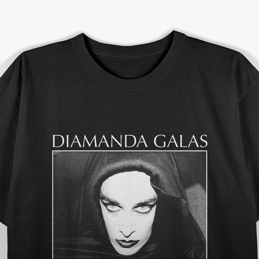 Avant-Garde Portrait Graphic – Diamanda Galás Inspired Retro Art T-Shirt