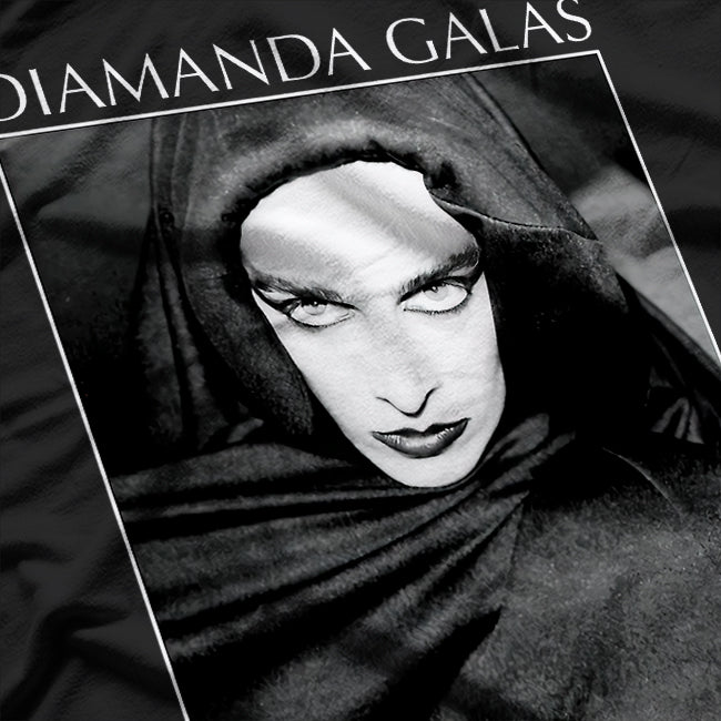 Avant-Garde Portrait Graphic – Diamanda Galás Inspired Retro Art T-Shirt