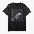Atmospheric Blackgaze Dreamscape – Bermuda Era Retro Art T-Shirt