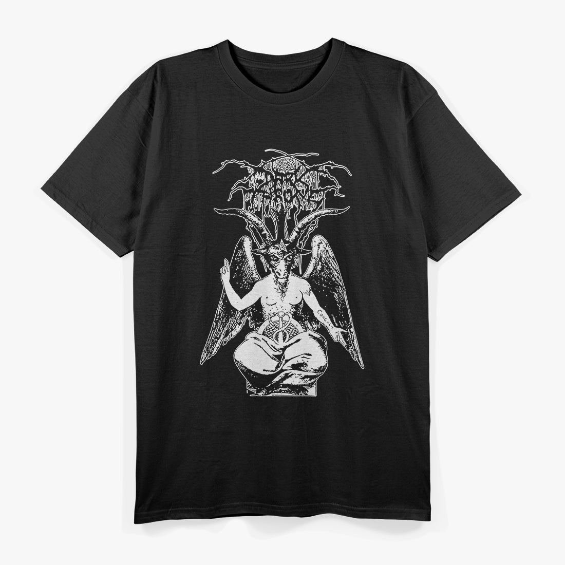 Norwegian Darkness – Black Metal Inspired Retro Artwork T-Shirt